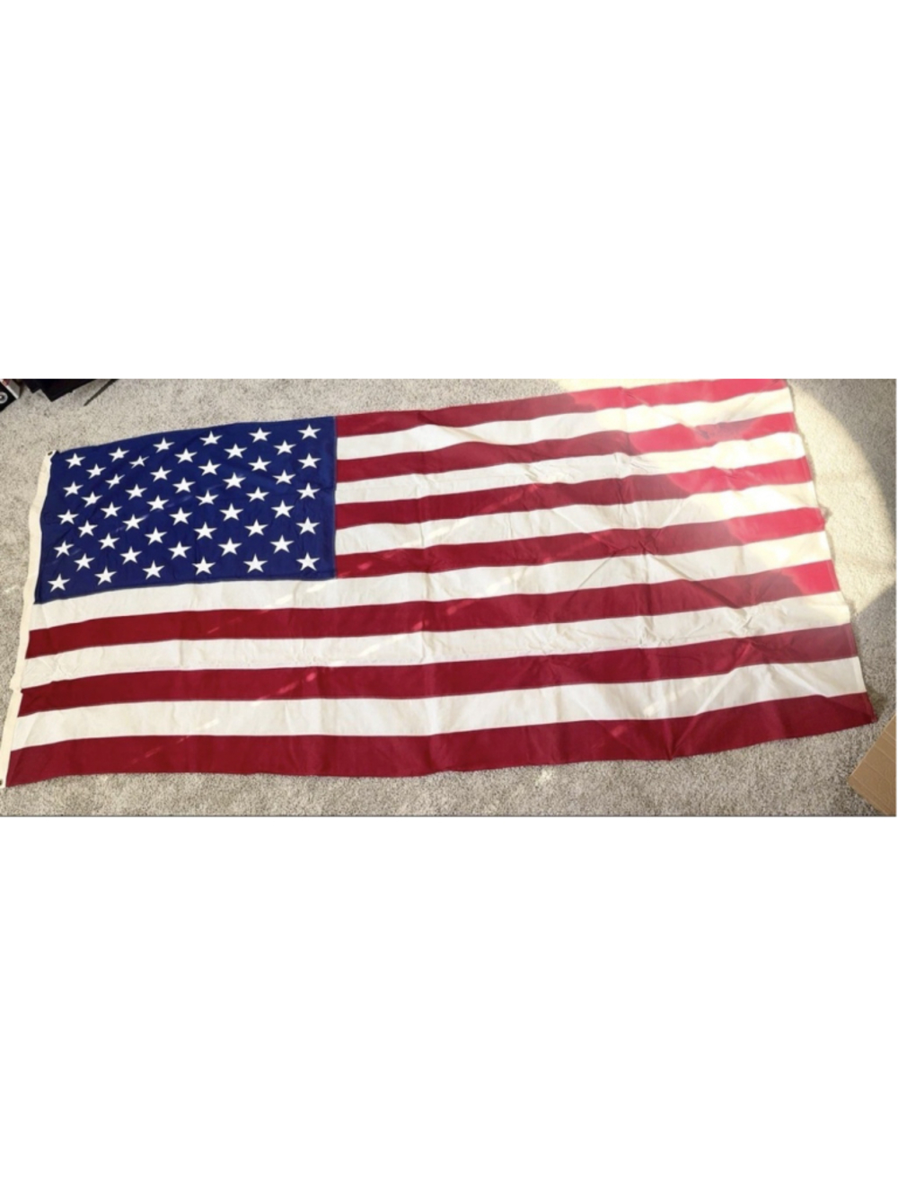 U.S. American Flag 5x9.5 FT …114x58” …50star Government Spec Military Size..